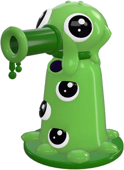 3D render of a spitting tower