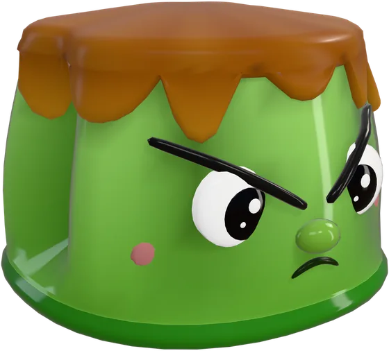 3D render of Wobble Pudding